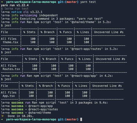 lerna test eslint un-resolved package|Managing Monorepo using Lerna and Yarn workspaces.